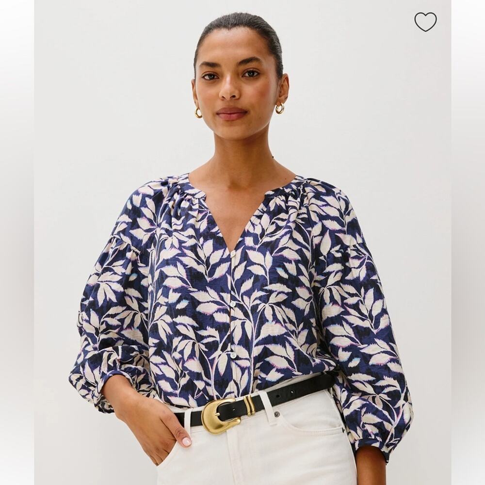 Rails Vasia top in Navy Vines sz S